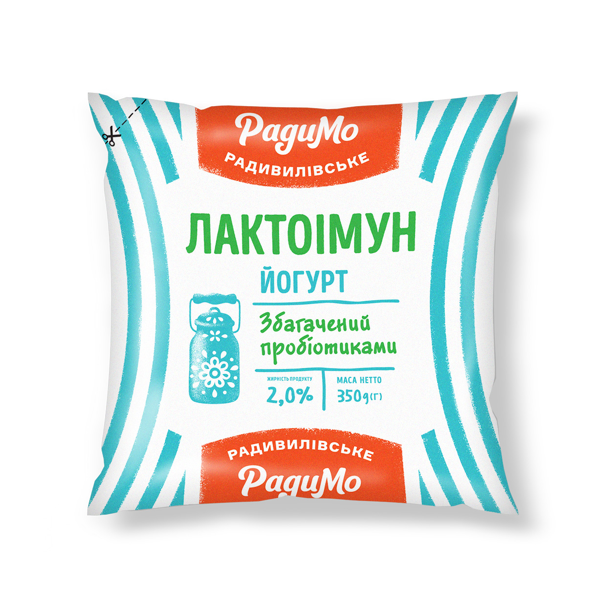 Йогурт «Лактоімун» п/е 2,0% жиру 350г / РадиМо 